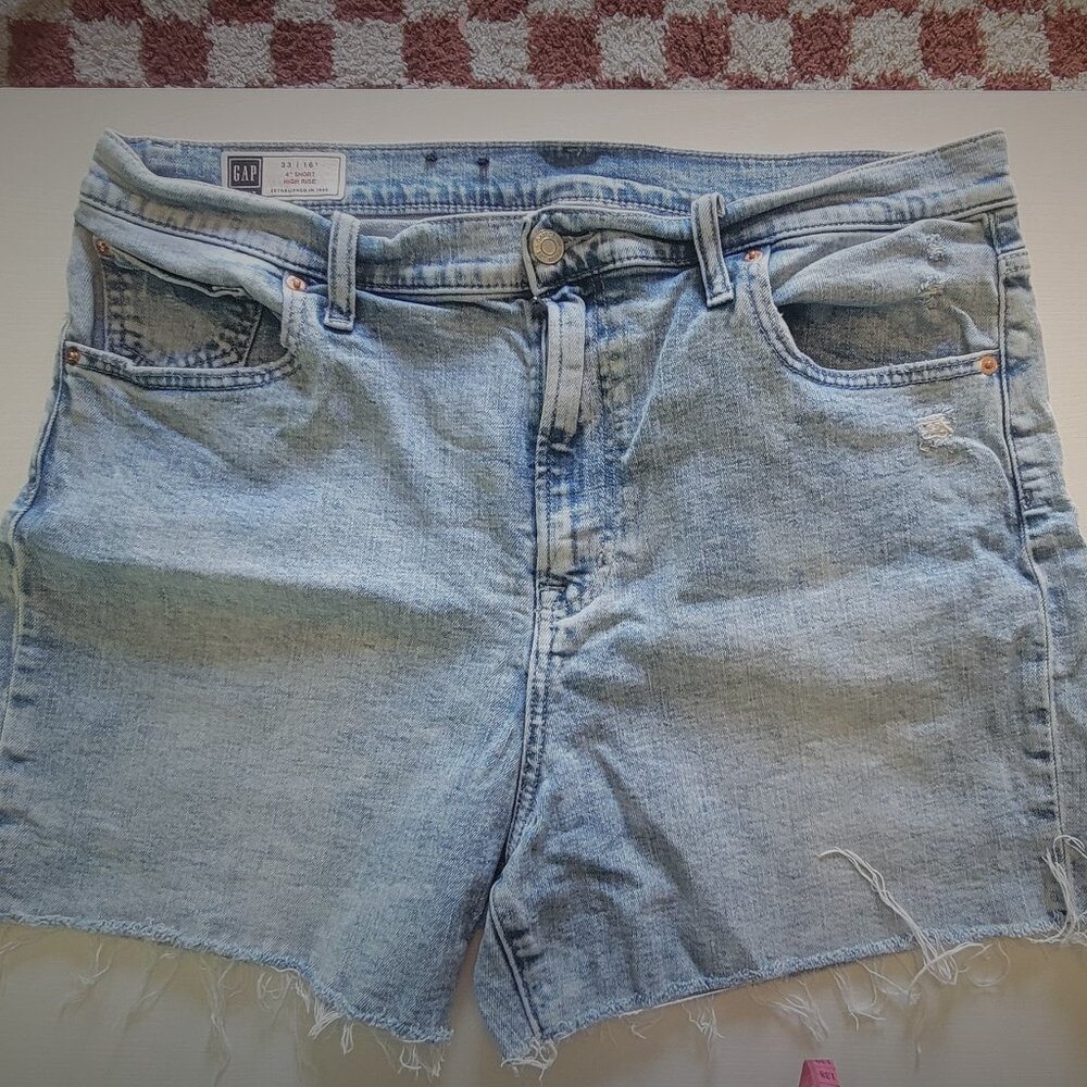 Gap Women's High Rise 4" Denim Short 16 | 33